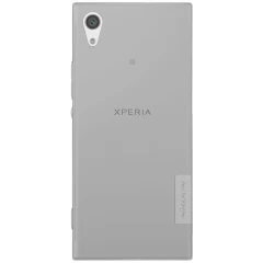 Sony Xperia XA1 vāciņš caurspīdīgs pelēks TPU 
