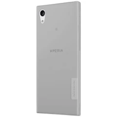 Sony Xperia XA1 vāciņš caurspīdīgs pelēks TPU 