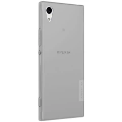 Sony Xperia XA1 vāciņš caurspīdīgs pelēks TPU 