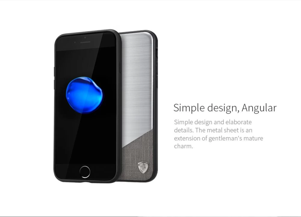 Apple iPhone 7 dėklas auksinis Nillkin Lensen