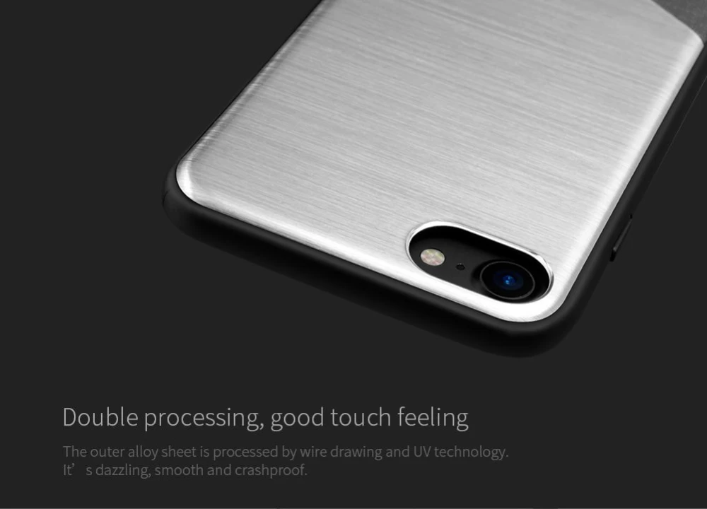 Apple iPhone 7 dėklas auksinis Nillkin Lensen