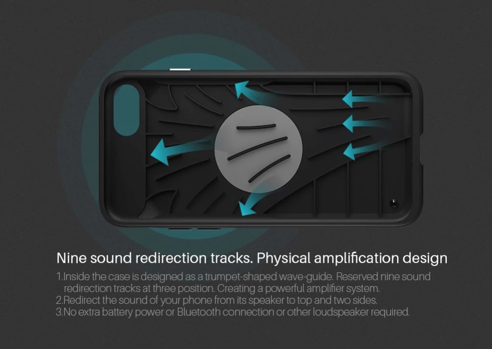 Apple iPhone 7 dėklas mėlyna Nillkin AMP 