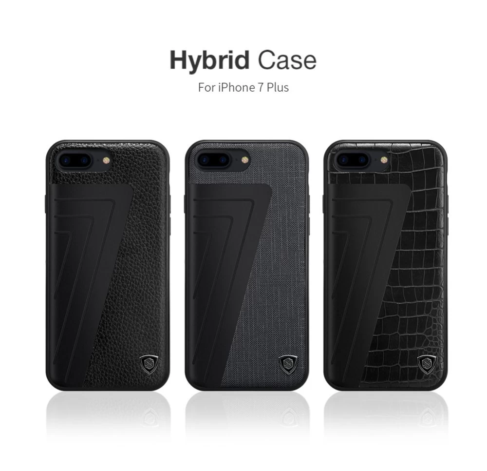 Apple iPhone 7 Plus vāciņš melns Nillkin Hybrid
