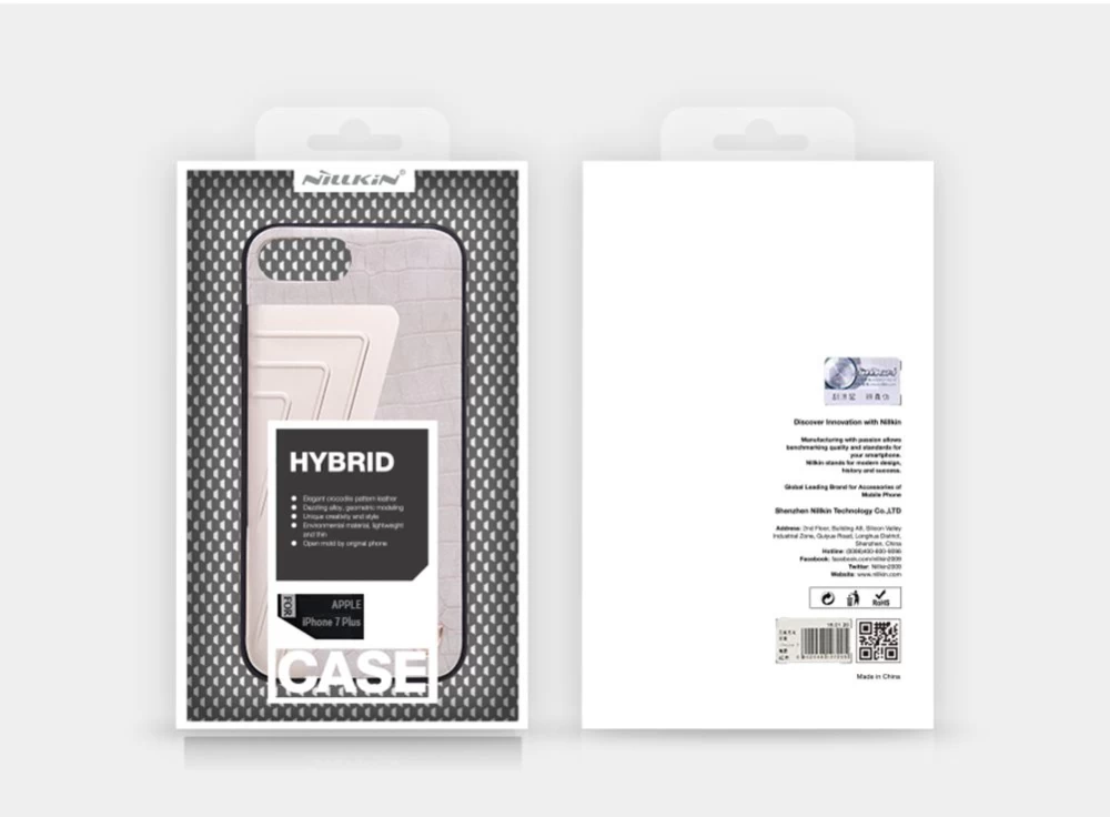 Apple iPhone 7 Plus vāciņš melns Nillkin Hybrid