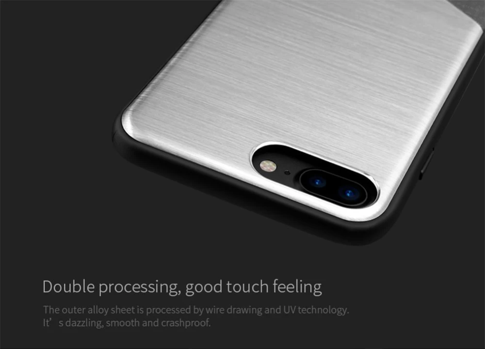Apple iPhone 7 Plus vāciņš sudraba Nillkin Lensen