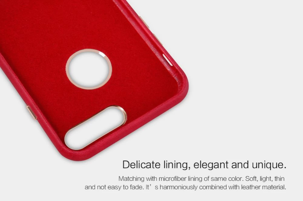 Apple iPhone 7 Plus vāciņš zils Nillkin Englon Leather