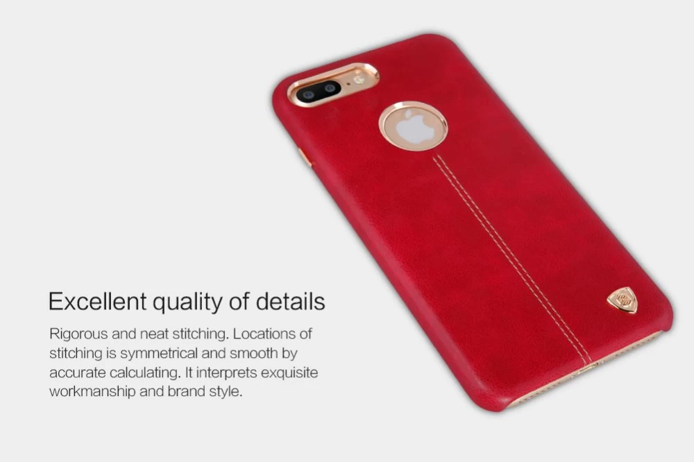 Apple iPhone 7 Plus vāciņš zils Nillkin Englon Leather