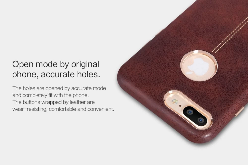 Apple iPhone 7 Plus vāciņš zils Nillkin Englon Leather