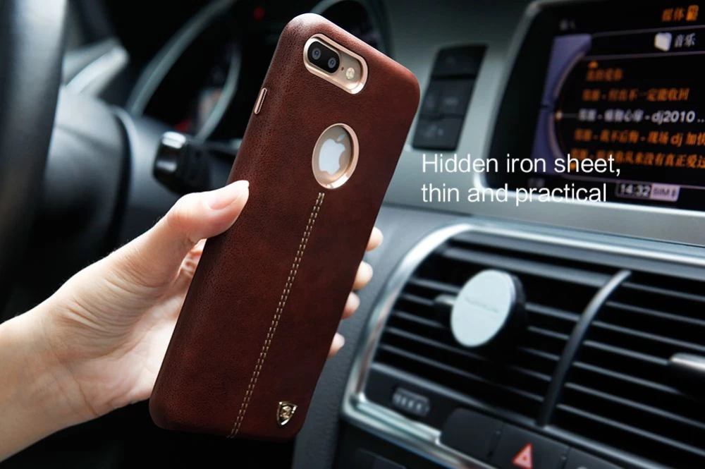 Apple iPhone 7 Plus vāciņš zils Nillkin Englon Leather
