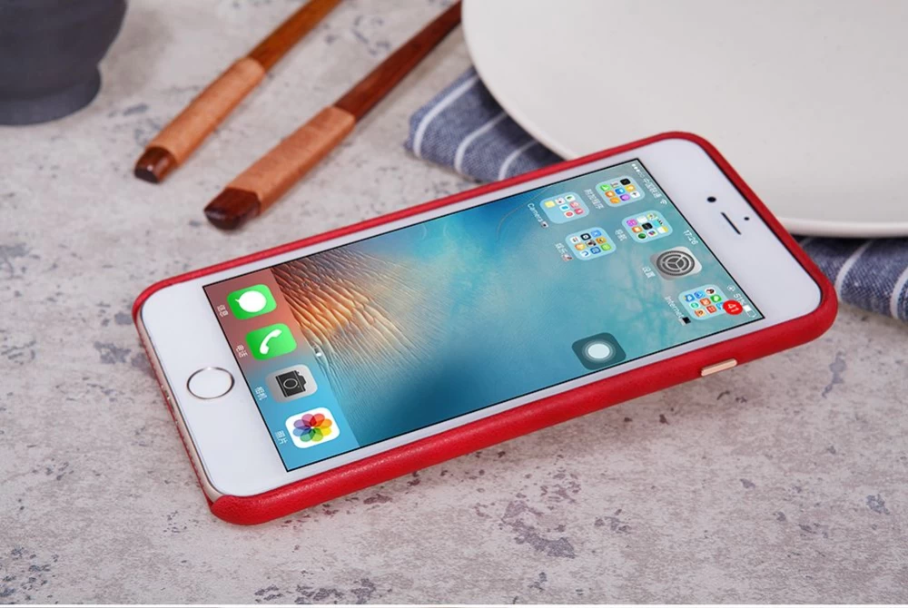 Apple iPhone 7 Plus vāciņš zils Nillkin Englon Leather