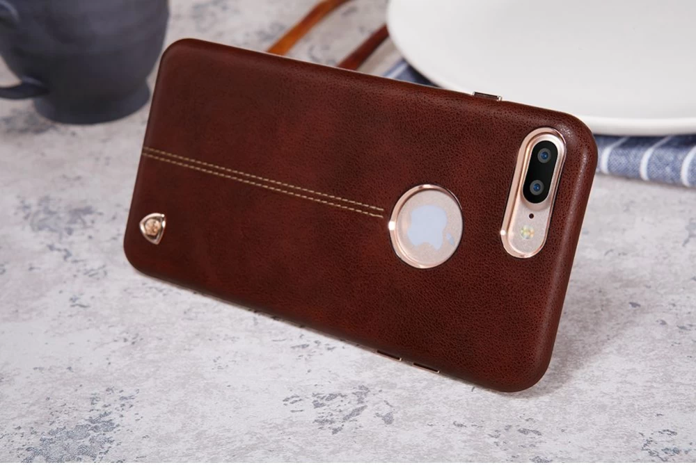Apple iPhone 7 Plus vāciņš zils Nillkin Englon Leather
