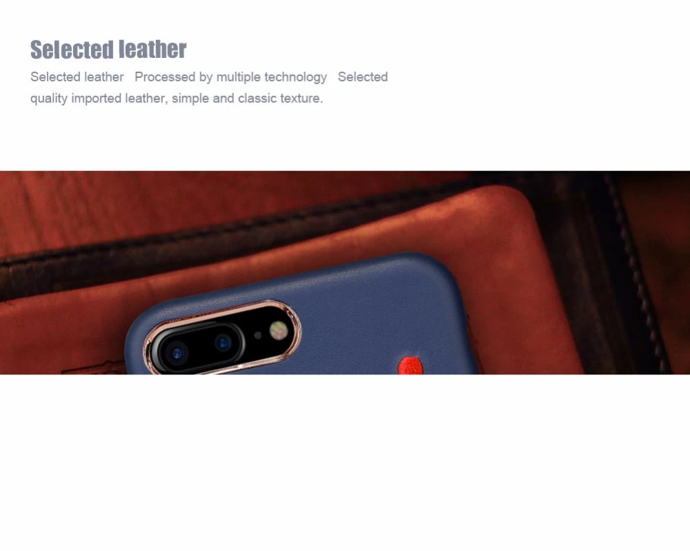 Apple iPhone 7 Plus vāciņš zils Nillkin Brocade  Iphone