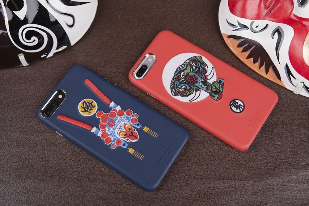 Apple iPhone 7 Plus vāciņš zils Nillkin Brocade  Iphone
