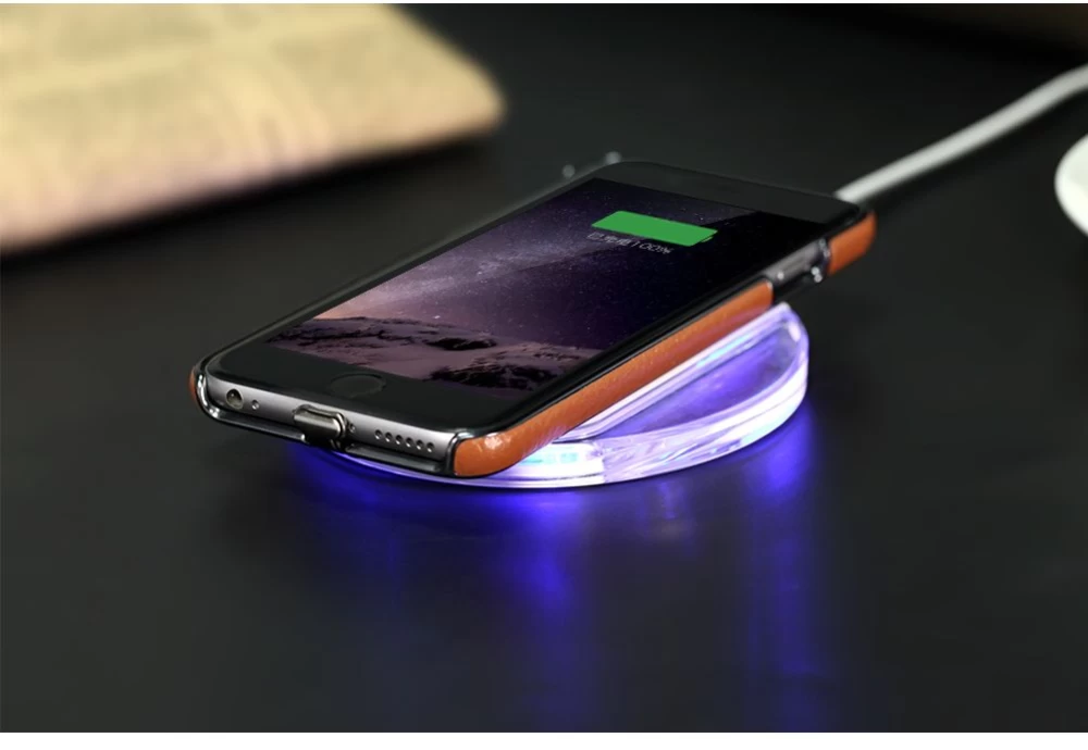 Apple iPhone 6/6S skal brun Nillkin N-JARL Wireless Charging Receiver