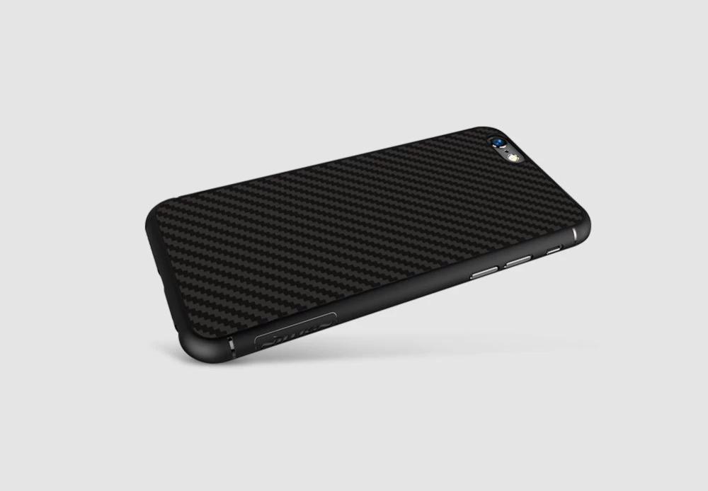 Apple iPhone 6 Plus dėklas Juoda Nillkin Synthetic Fiber