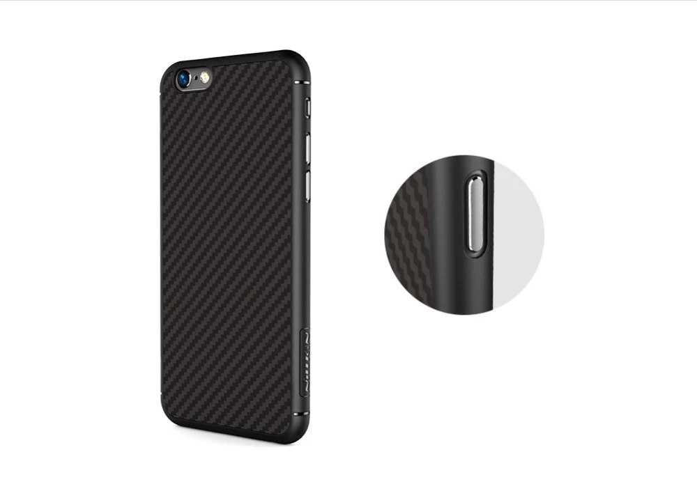 Apple iPhone 6 Plus dėklas Juoda Nillkin Synthetic Fiber