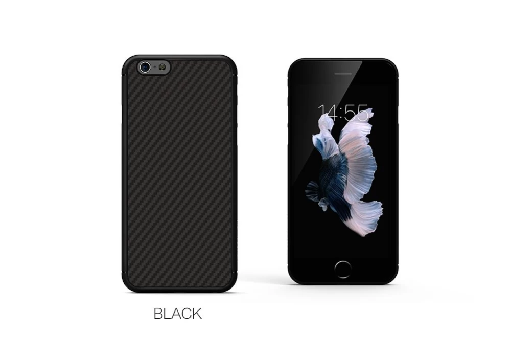 Apple iPhone 6 Plus dėklas Juoda Nillkin Synthetic Fiber