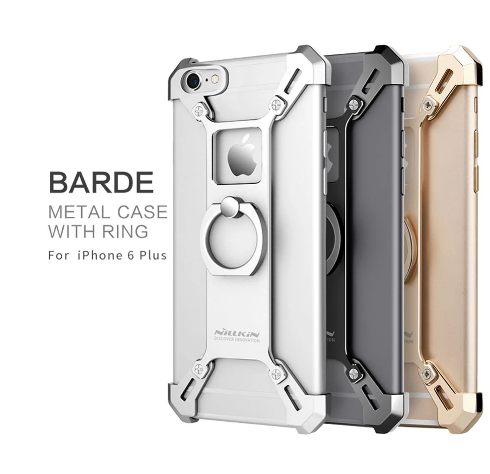 Apple iPhone 6 Plus dėklas Juoda Nillkin Barde Metal  with Ring