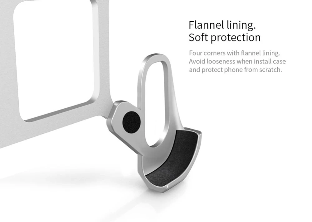 Apple iPhone 6 Plus dėklas Juoda Nillkin Barde Metal  with Ring