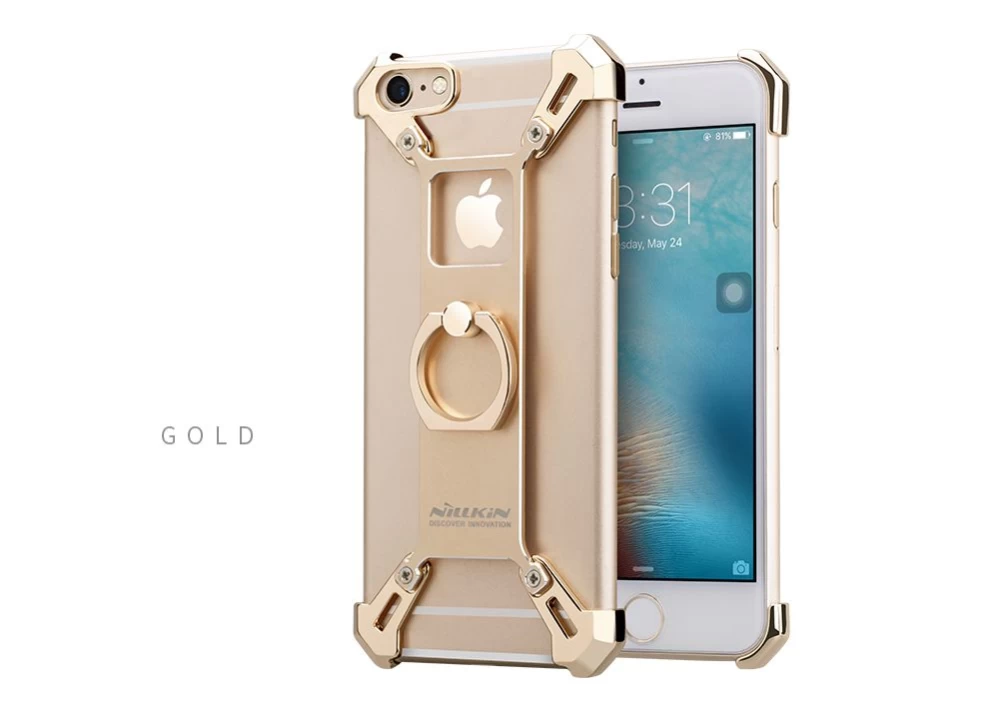 Apple iPhone 6 Plus dėklas Juoda Nillkin Barde Metal  with Ring