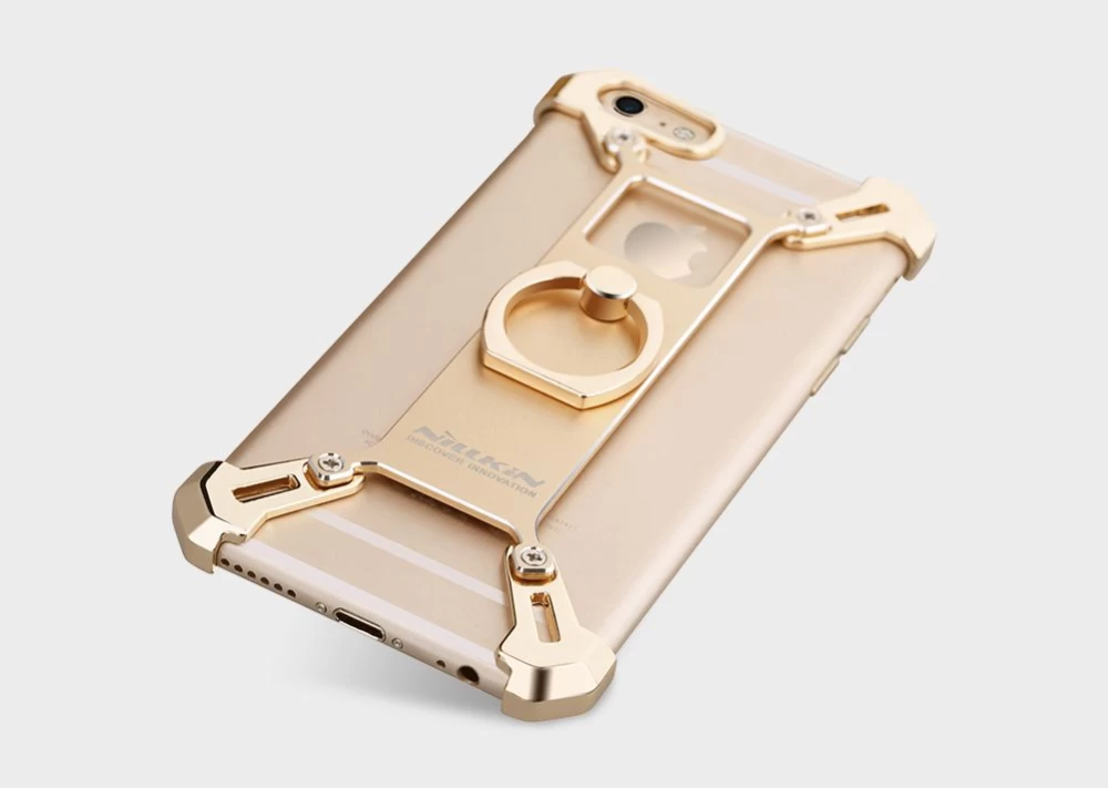 Apple iPhone 6 Plus dėklas Juoda Nillkin Barde Metal  with Ring