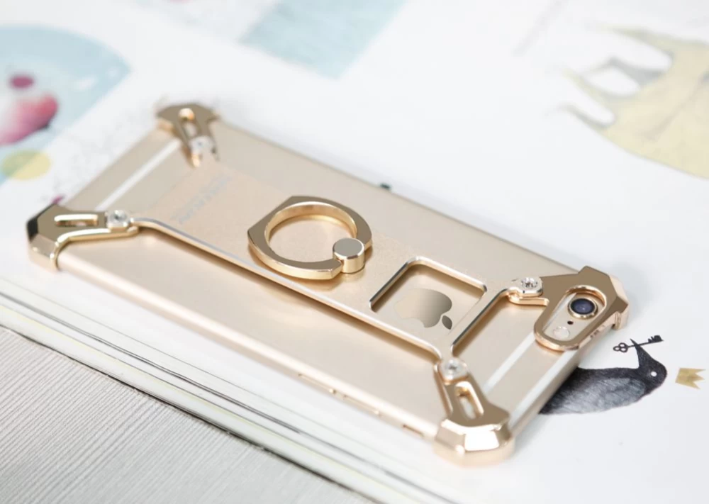 Apple iPhone 6 Plus dėklas Juoda Nillkin Barde Metal  with Ring