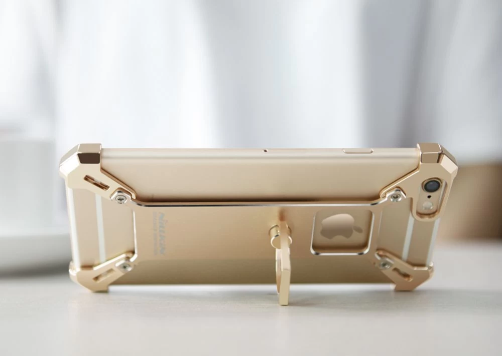 Apple iPhone 6 Plus dėklas Juoda Nillkin Barde Metal  with Ring