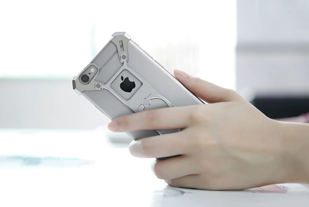 Apple iPhone 6 Plus dėklas Juoda Nillkin Barde Metal  with Ring