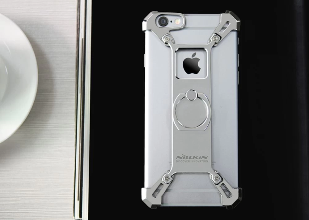Apple iPhone 6 Plus dėklas Juoda Nillkin Barde Metal  with Ring