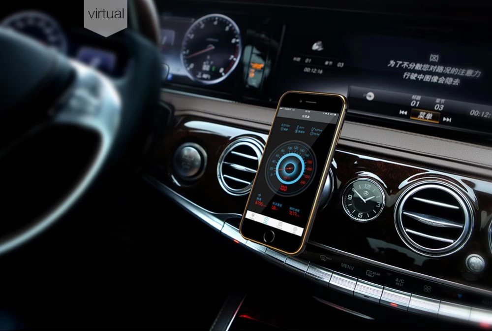 Apple iPhone 6 Plus dėklas auksinis Nillkin Car Holder/Protection