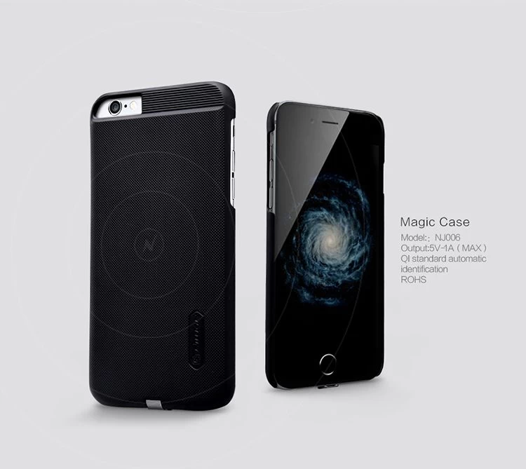 Apple iPhone 6 Plus dėklas auksinis Nillkin Magic  Qi Wireless Charging