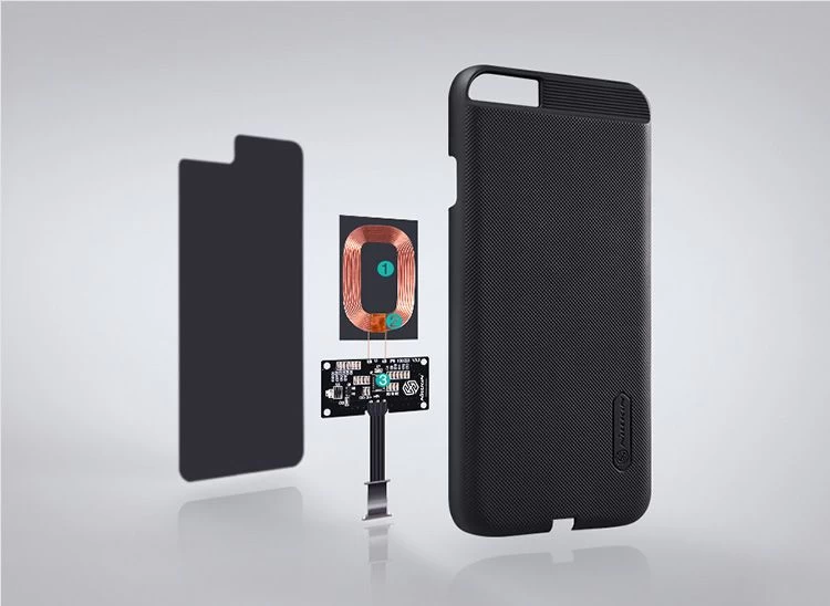 Apple iPhone 6 Plus dėklas auksinis Nillkin Magic  Qi Wireless Charging