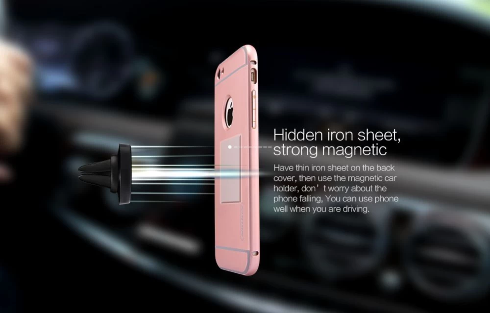Apple iPhone 6 Plus dėklas Juoda Nillkin Car Holder/Protection