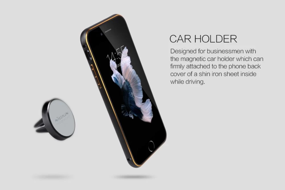 Apple iPhone 6 Plus dėklas Juoda Nillkin Car Holder/Protection