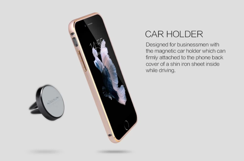 Apple iPhone 6 Plus dėklas Juoda Nillkin Car Holder/Protection