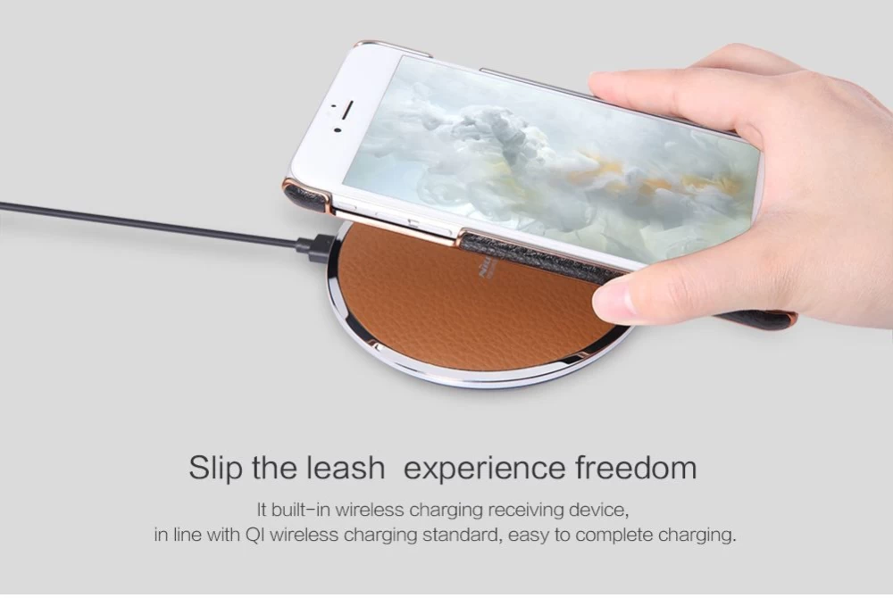 Apple iPhone 6 Plus dėklas Juoda Nillkin N-JARL Wireless Charging Receiver