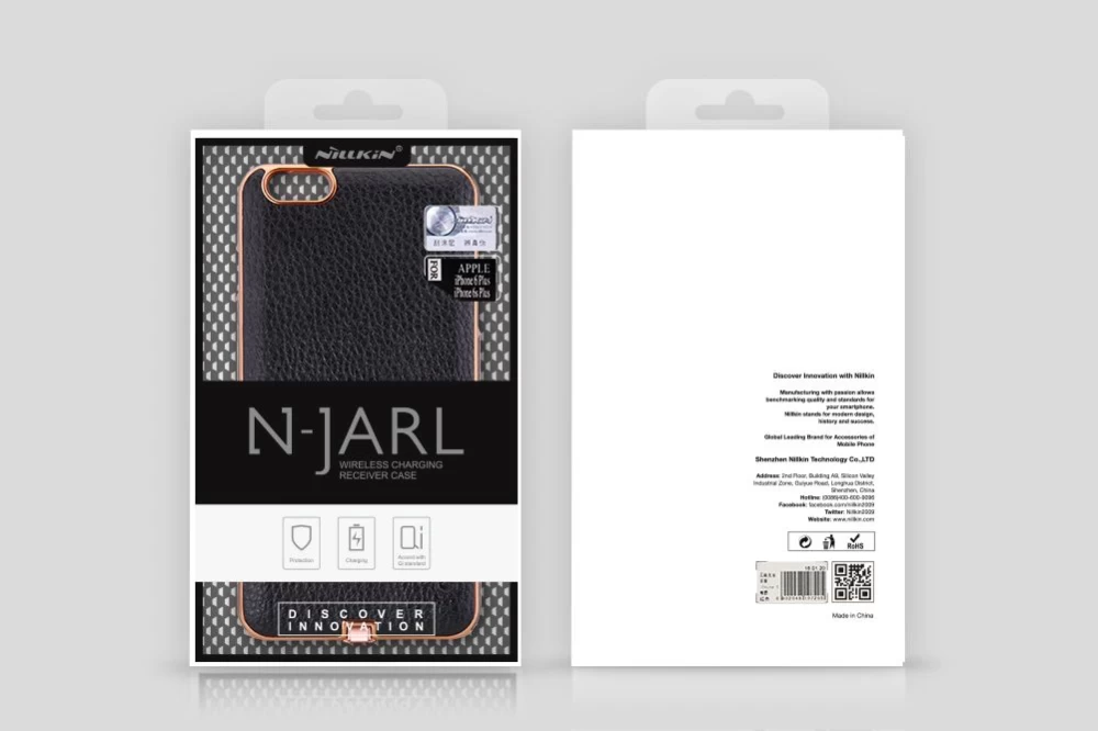 Apple iPhone 6 Plus dėklas Juoda Nillkin N-JARL Wireless Charging Receiver