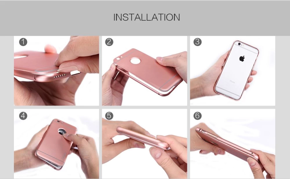 Apple iPhone 6 Plus dėklas rožinis Nillkin Car Holder/Protection