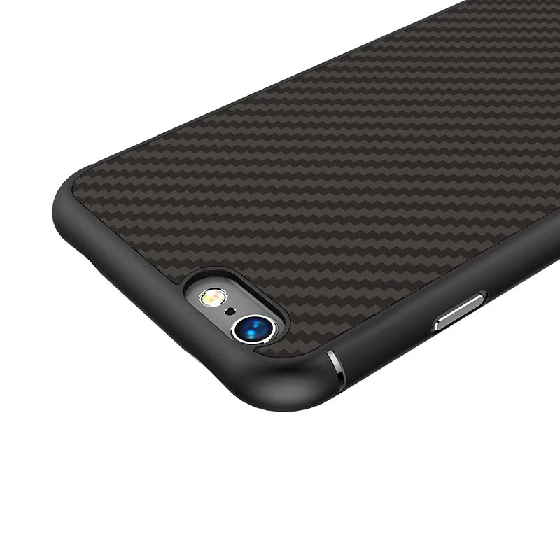 Apple iPhone 6 Plus dėklas Juoda Nillkin Synthetic Fiber