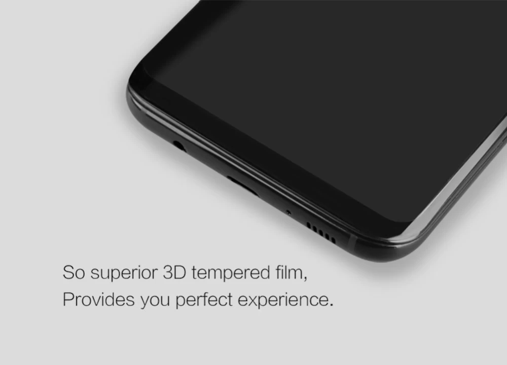 Samsung Galaxy S8 Plus aizsargstikls melns 3D CP+MAX Tempered Glass