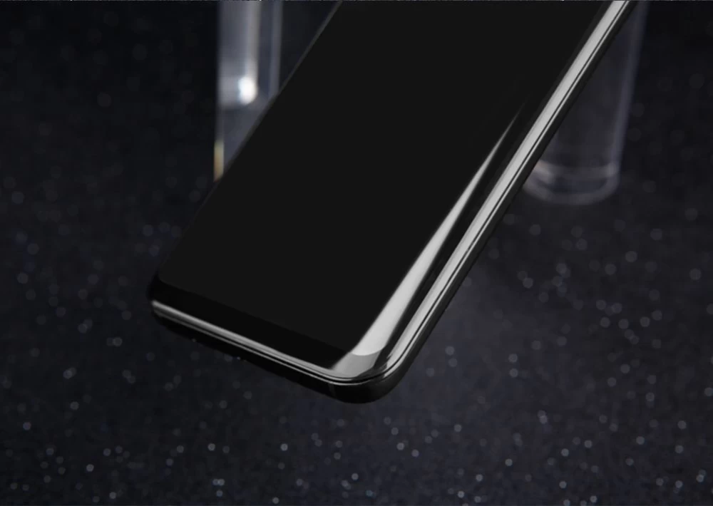 Samsung Galaxy S8 Plus aizsargstikls melns 3D CP+MAX Tempered Glass