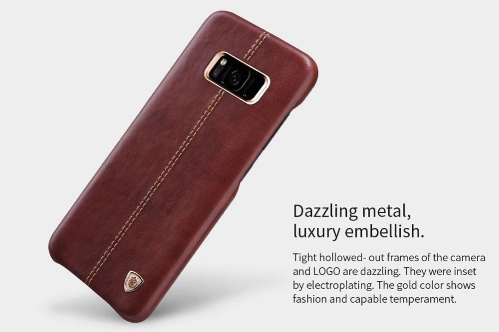 Samsung Galaxy S8 Plus чехол коричневый Englon Leather