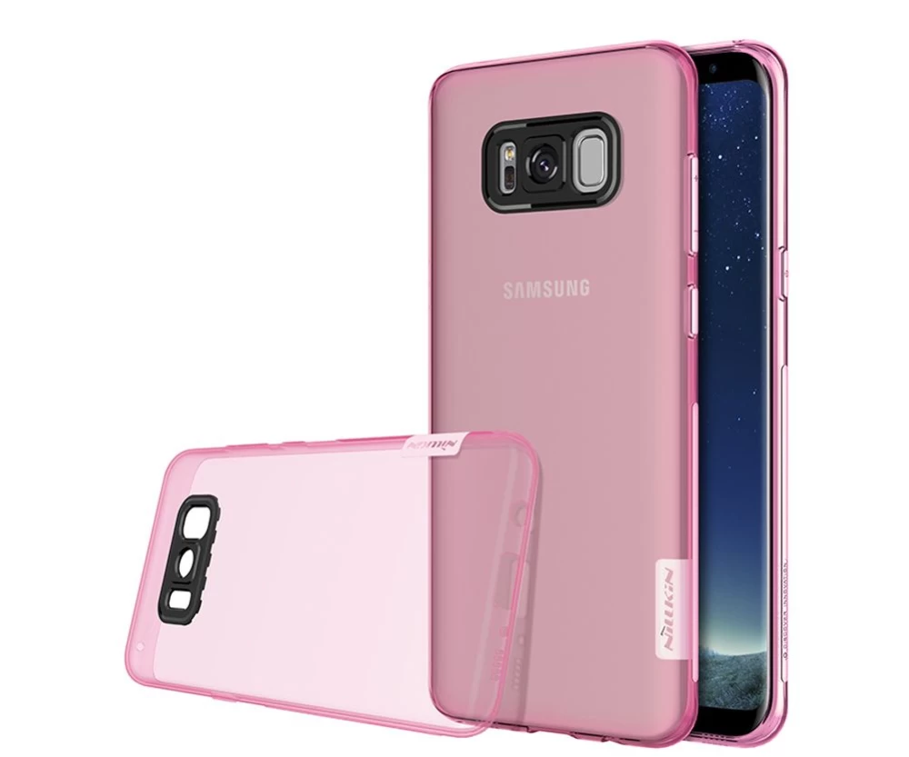 Samsung Galaxy S8 Plus vāciņš caurspīdīgs zils TPU