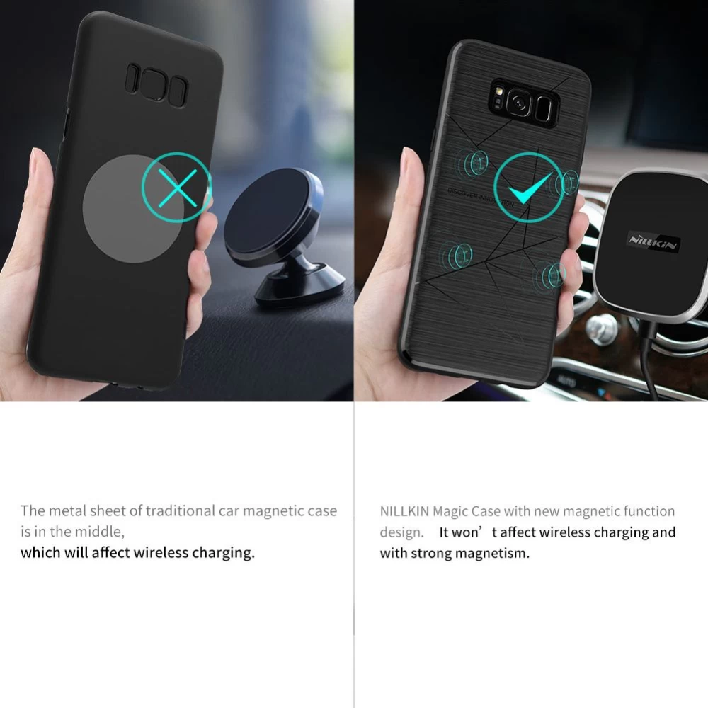 Samsung Galaxy S8 Plus vāciņš melns Magic