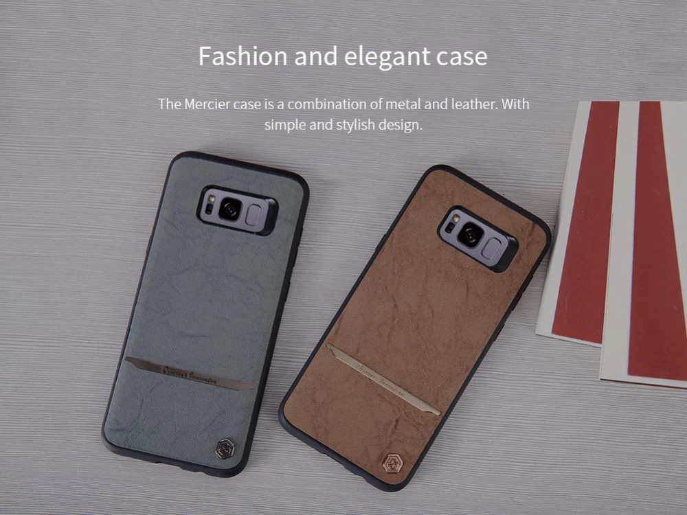 Samsung Galaxy S8 Plus vāciņš pelēks Mercier
