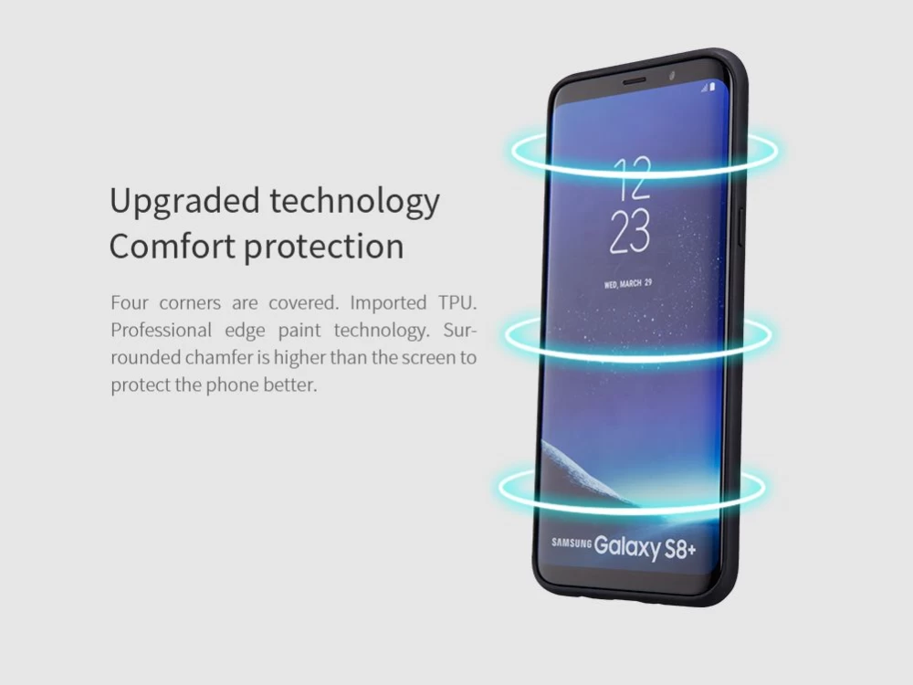 Samsung Galaxy S8 Plus vāciņš pelēks Mercier