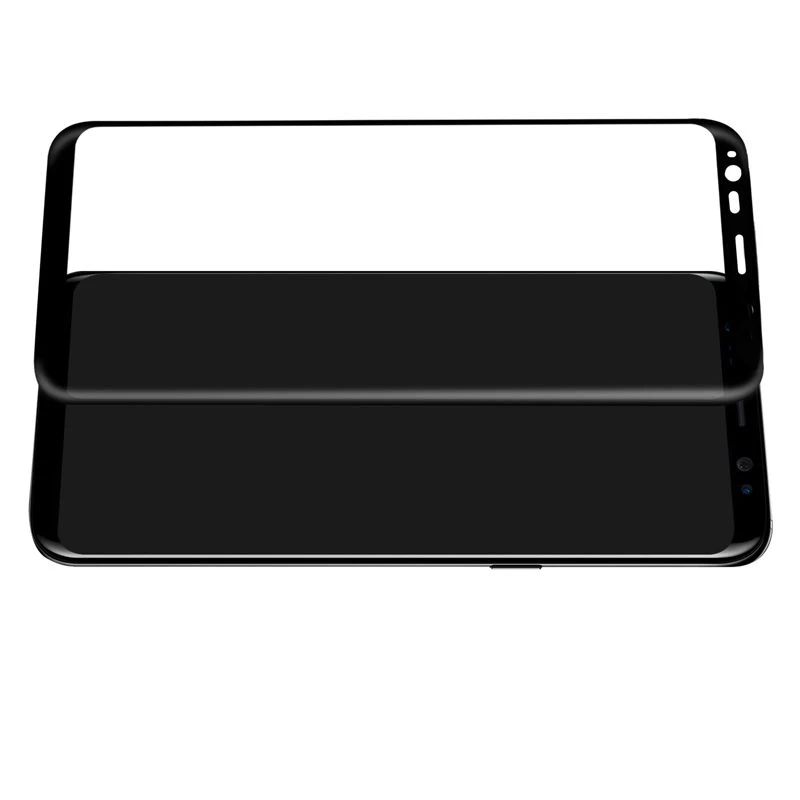 Samsung Galaxy S8 Plus aizsargstikls melns 3D CP+MAX Tempered Glass
