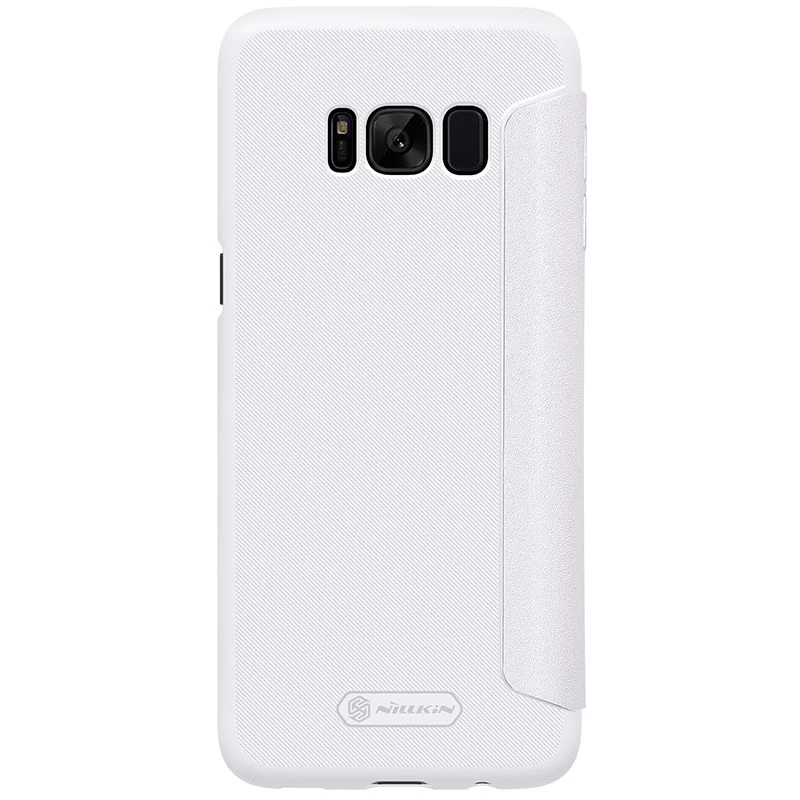 Samsung Galaxy S8 Plus maciņš balts Sparkle Leather