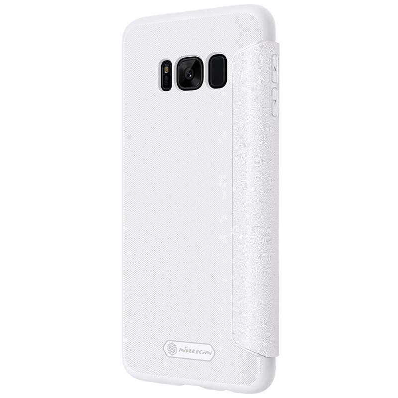 Samsung Galaxy S8 Plus maciņš balts Sparkle Leather
