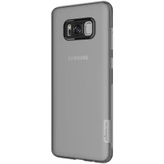 Samsung Galaxy S8 Plus vāciņš caurspīdīgs pelēks TPU 